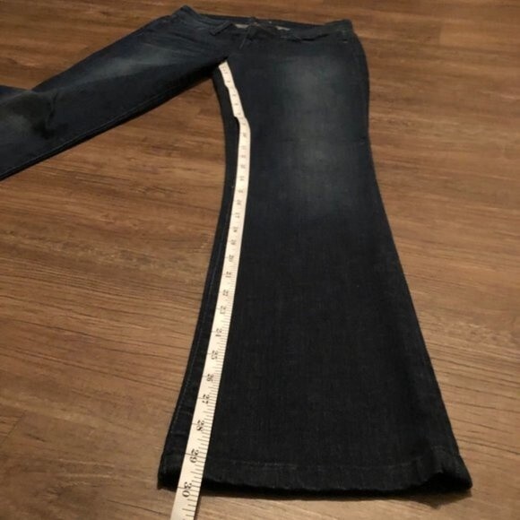 Joe's Jeans "Provocateur" Bootcut Boot Cut Jeans Size 25 Dark Blue Denim Quilted - Picture 8 of 8